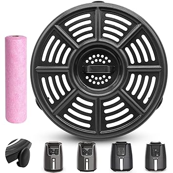 Air Fryer Crisper Plate For Ninja AF100 to AF150 and Ninja Foodi Pressure, Air Fryer Grill Pan Plate for 