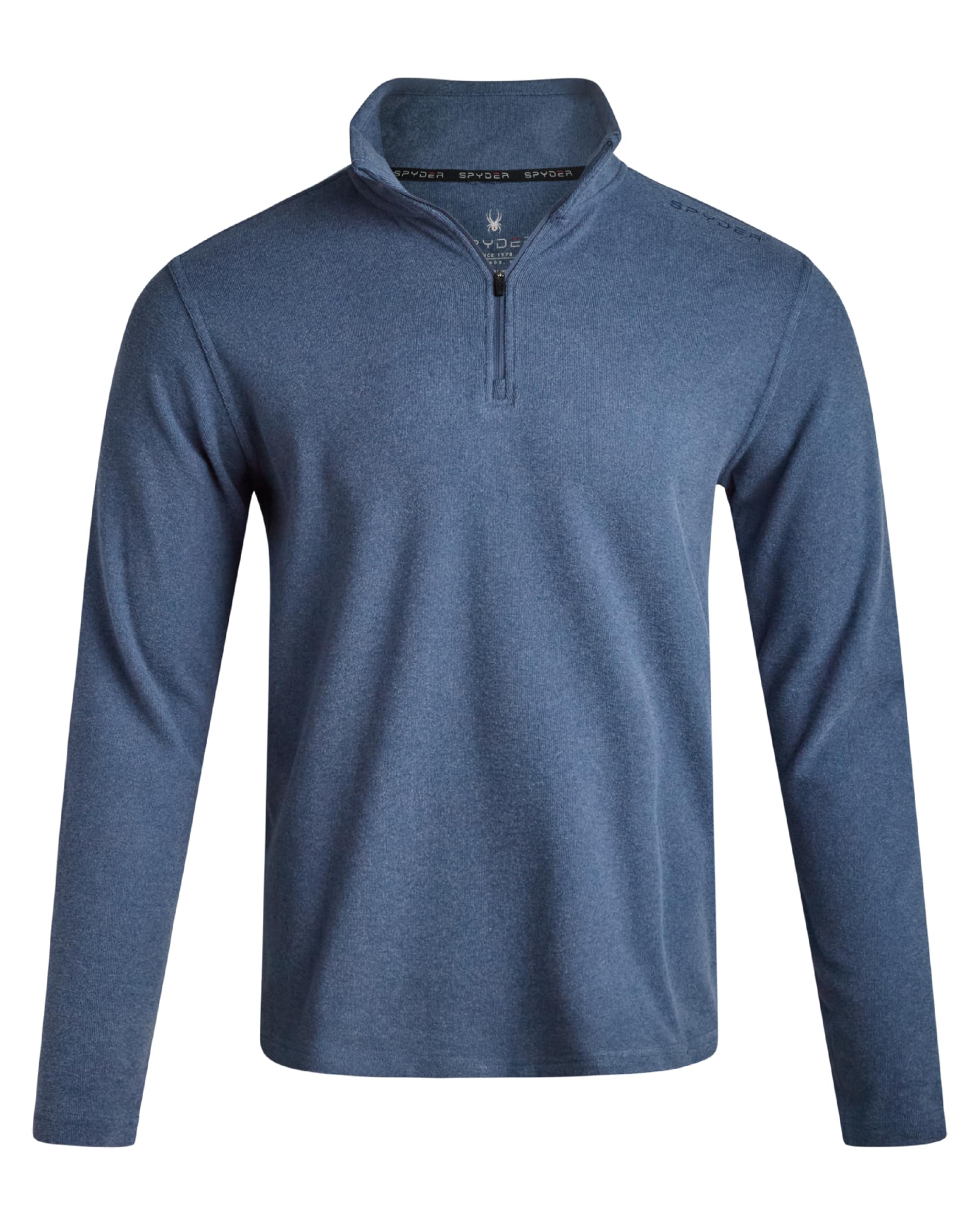 Spyder Mens Quarter Zip Pullover Sweatshirt - Lightweight Soft Fleece Athletic Pullover - Gym & Running Sweatshirts for Men