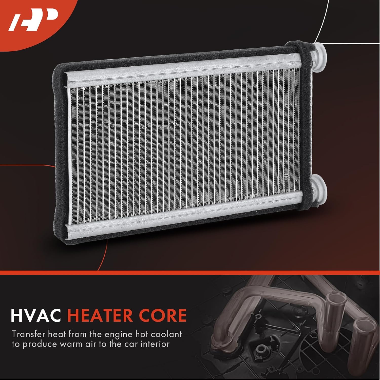 A-Premium HVAC Heater Core Compatible with Subaru Crosstrek 2016-2018, Forester 2009-2022, Impreza 2008-2016, WRX/WRX STI 2013-2021, XV 2013-2016, XV Crosstrek 2013-2015, Replace# 72130FG000