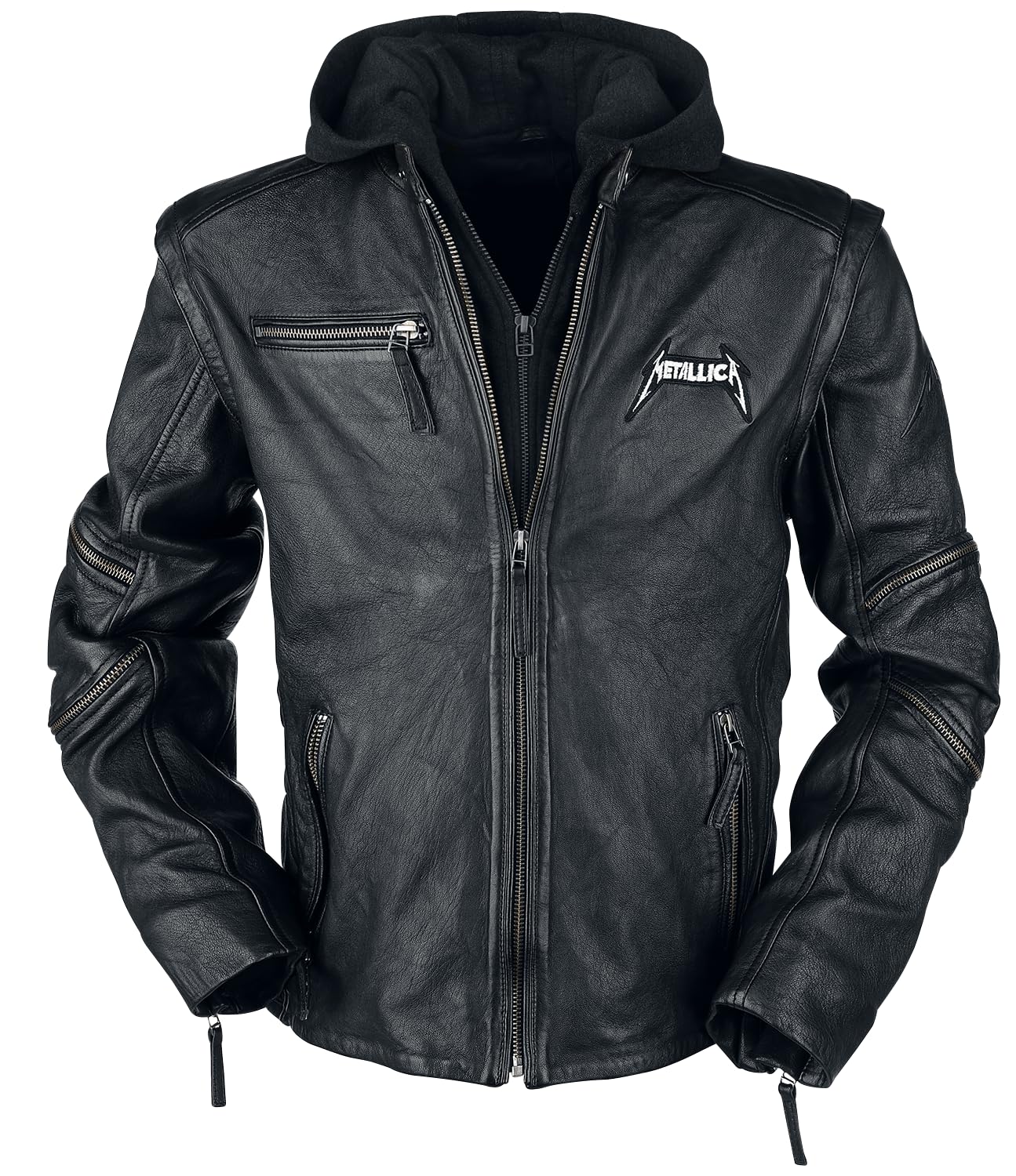 Metallica Master Of Puppets Männer Lederjacke schwarz Band-Merch, Bands