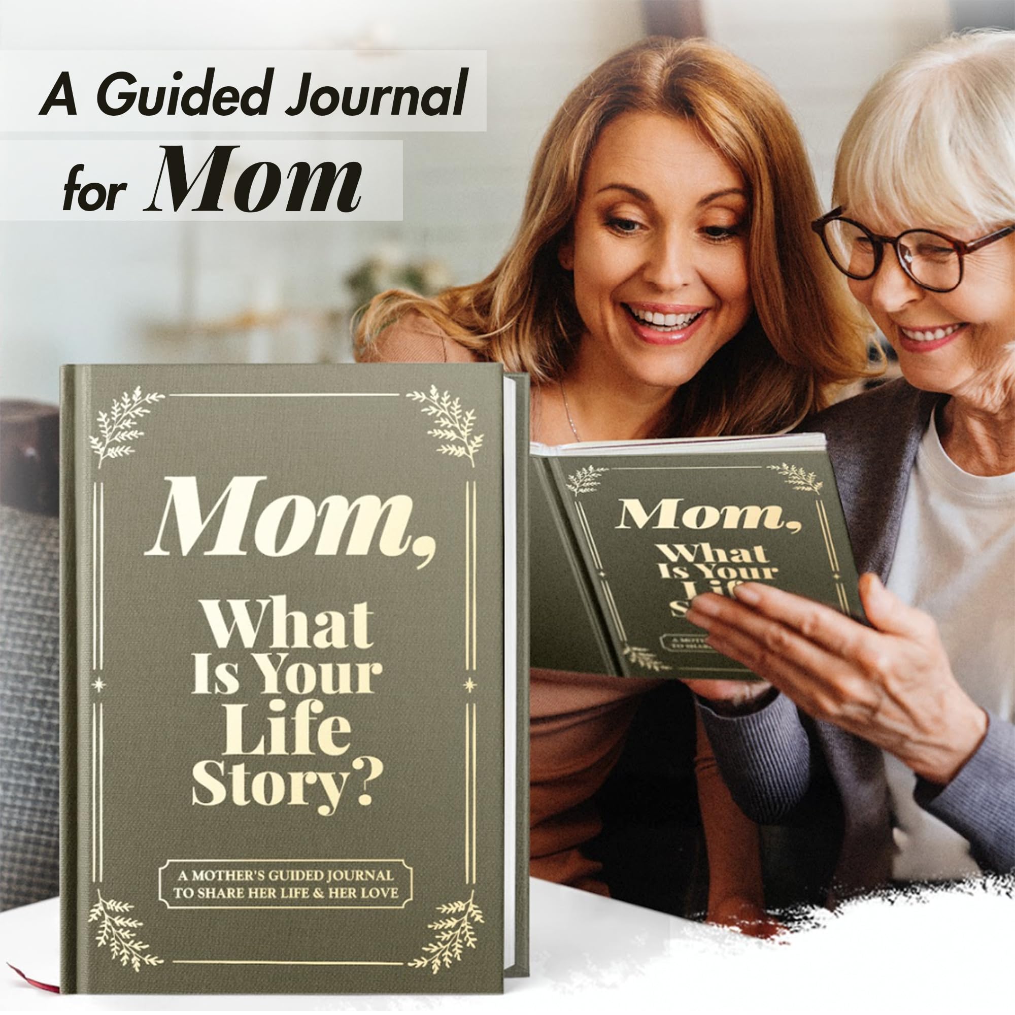 Regalos para mamá de parte de hija, hijo, regalos de cumpleaños personalizados para mamá, esposa, mujeres, ideas de regalo de cumpleaños para mamás, regalos de Navidad para madres, diario guiado de