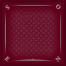 MTJ® - Tapis Tarot Prestige tramé - 60x60cm - Matière Jersey Néoprène - Fabrication Française (Bordeaux)