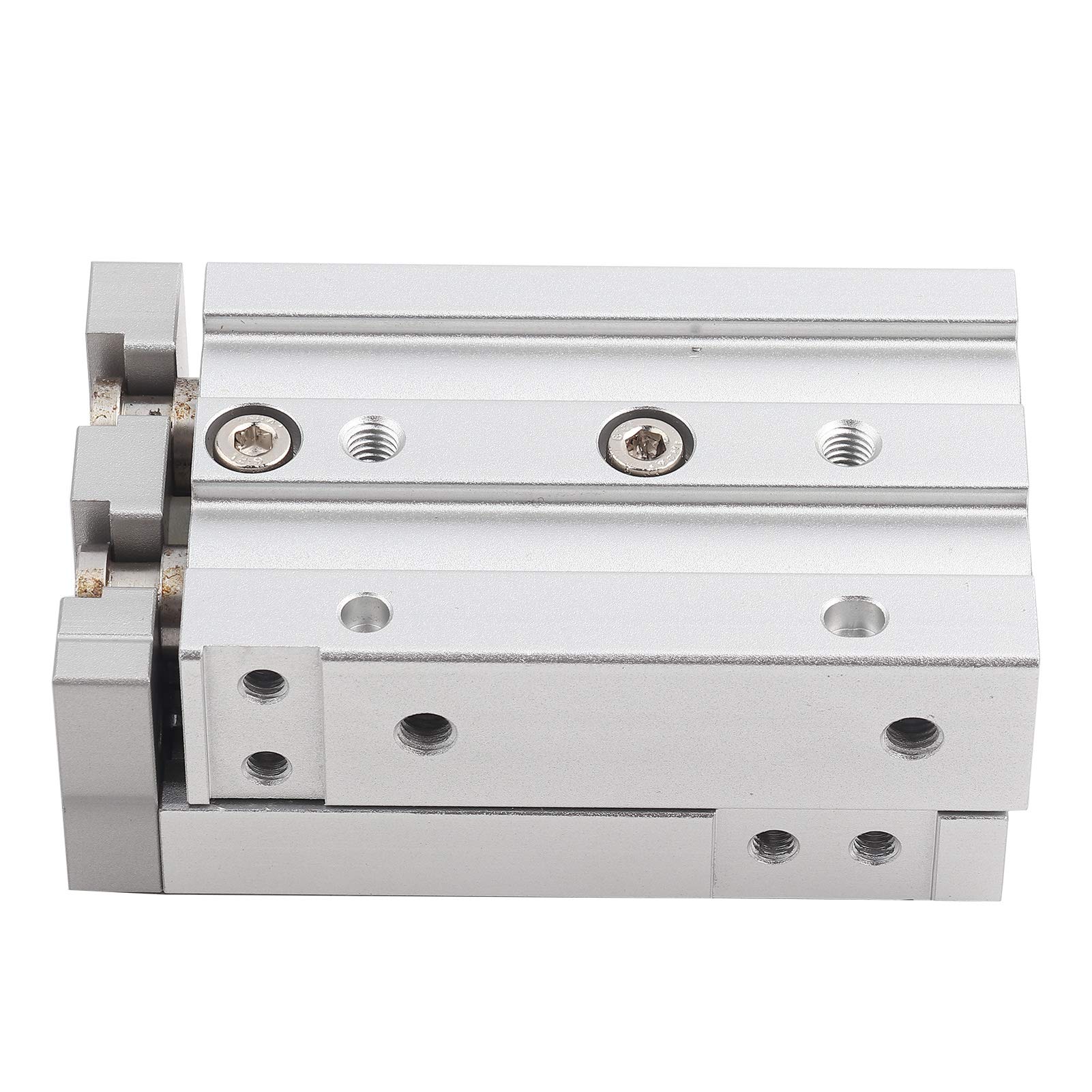 Pneumatic Air Cylinder, 12×2mm Bore Size High Precision Guide Rail Cylinders with Magnetic Rings for Industry for Precision Assembly for(MXS12-30)
