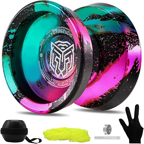 YOYOSTUDIO H17 Trick Yoyo Yoyo profesional de metal para niños de 8 a 12 años Yo Yo sensible para niños y adultos con kits de rodamientos de Yoyos disponible en Yaxa Colombia