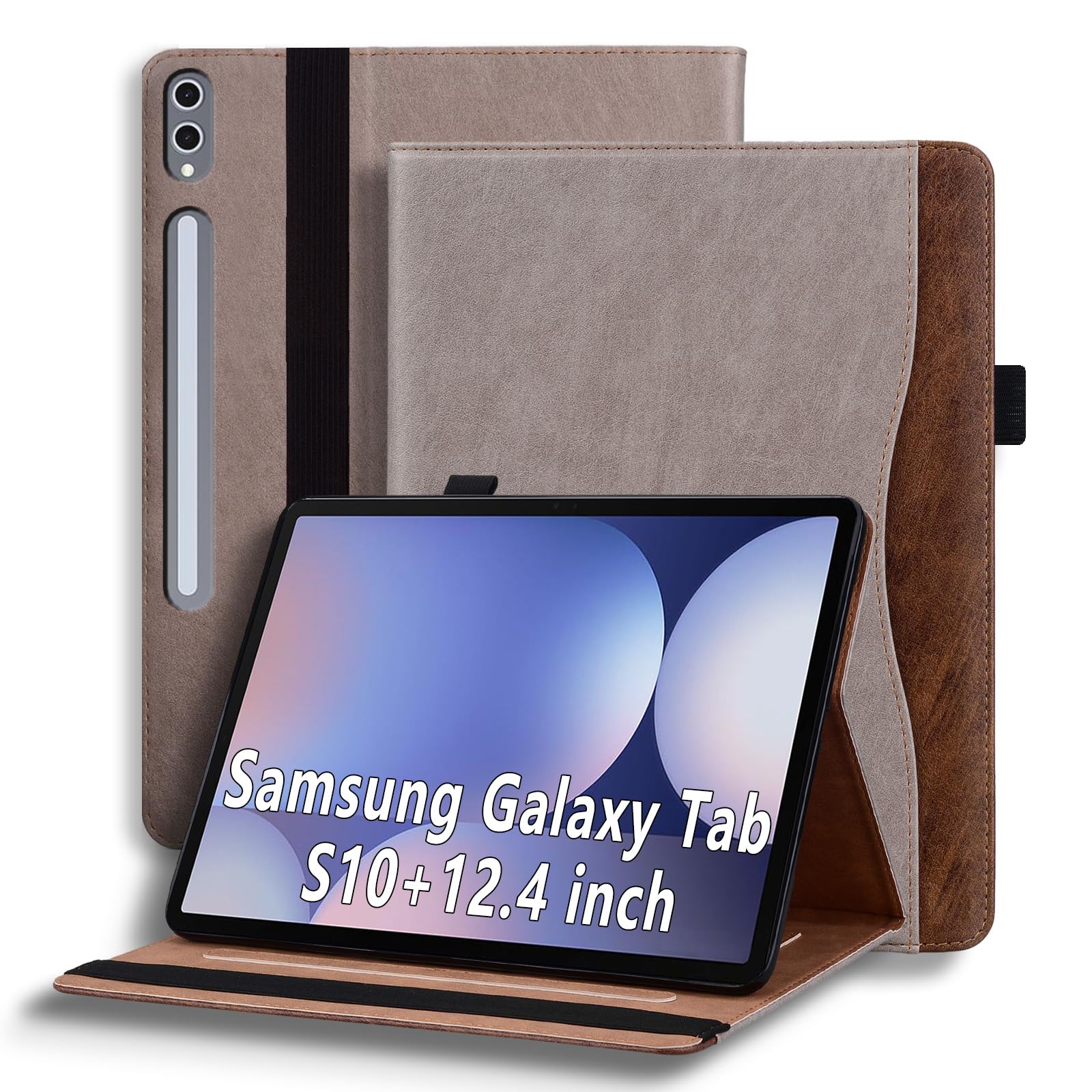 Étui pour Samsung Galaxy Tab S10 Plus 2024 kaki - Housse de protection format tablette - 8