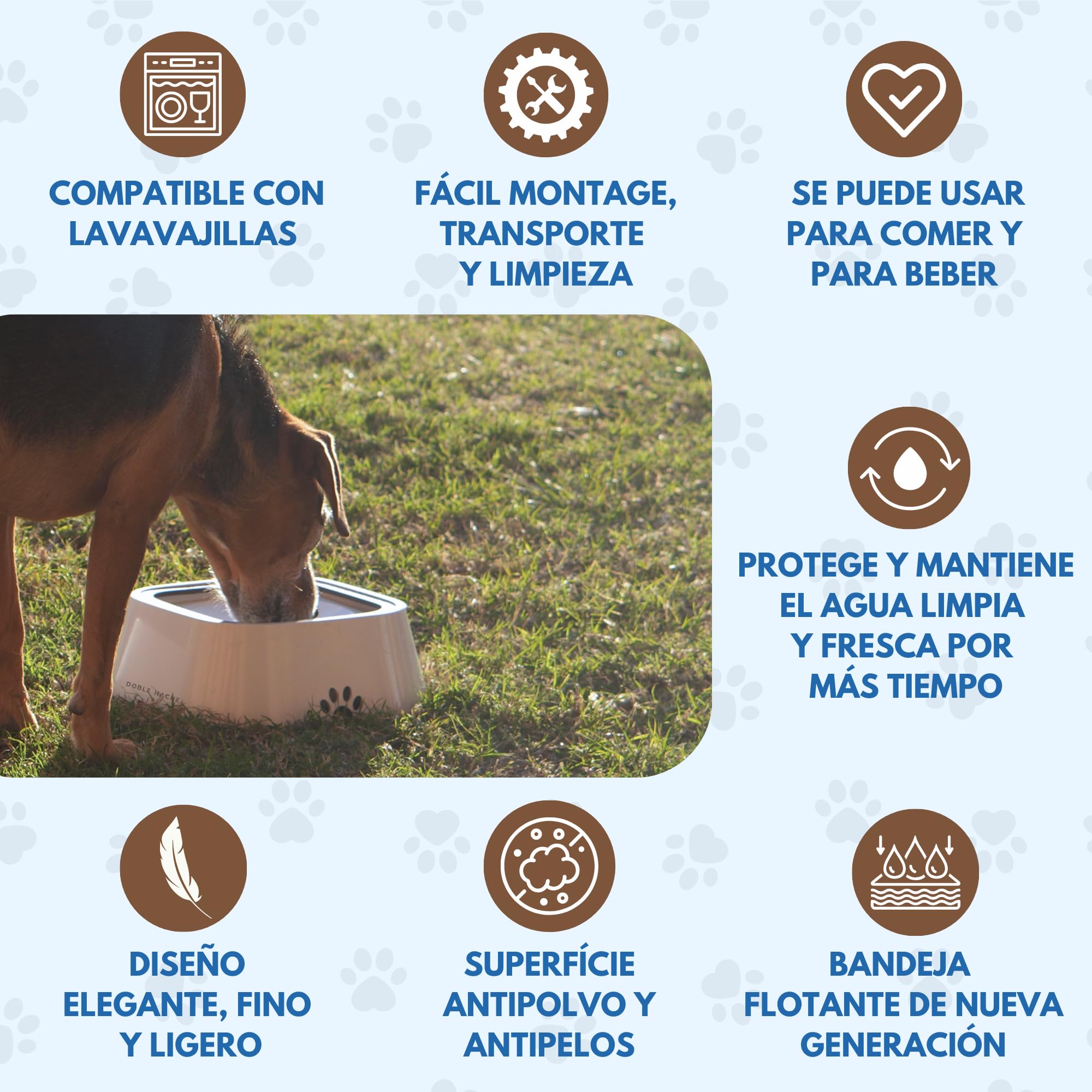 Bebedero Perro Antigoteo 1,5 litros, Portátil – Bebedero Antisalpicaduras y Antideslizante, Cuenco Flotante Alimentación Lenta para Perros/Gatos, a Prueba de Fugas, Hogar Limpio (Oscuro)