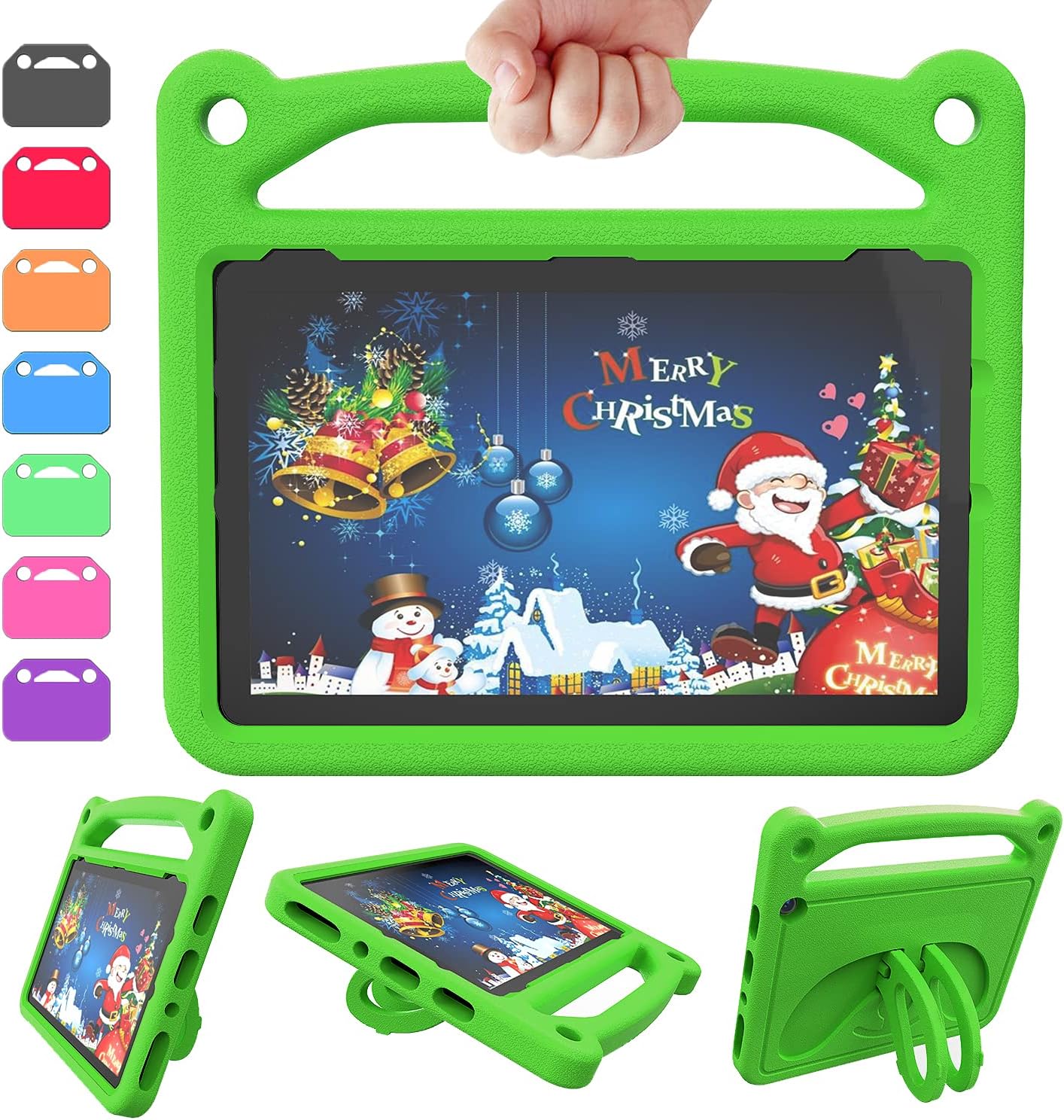 All-New ＨＤ10 Tablet case for Kids-Shockproof Case with Stand for ＨＤ 10 Tablets (Green)