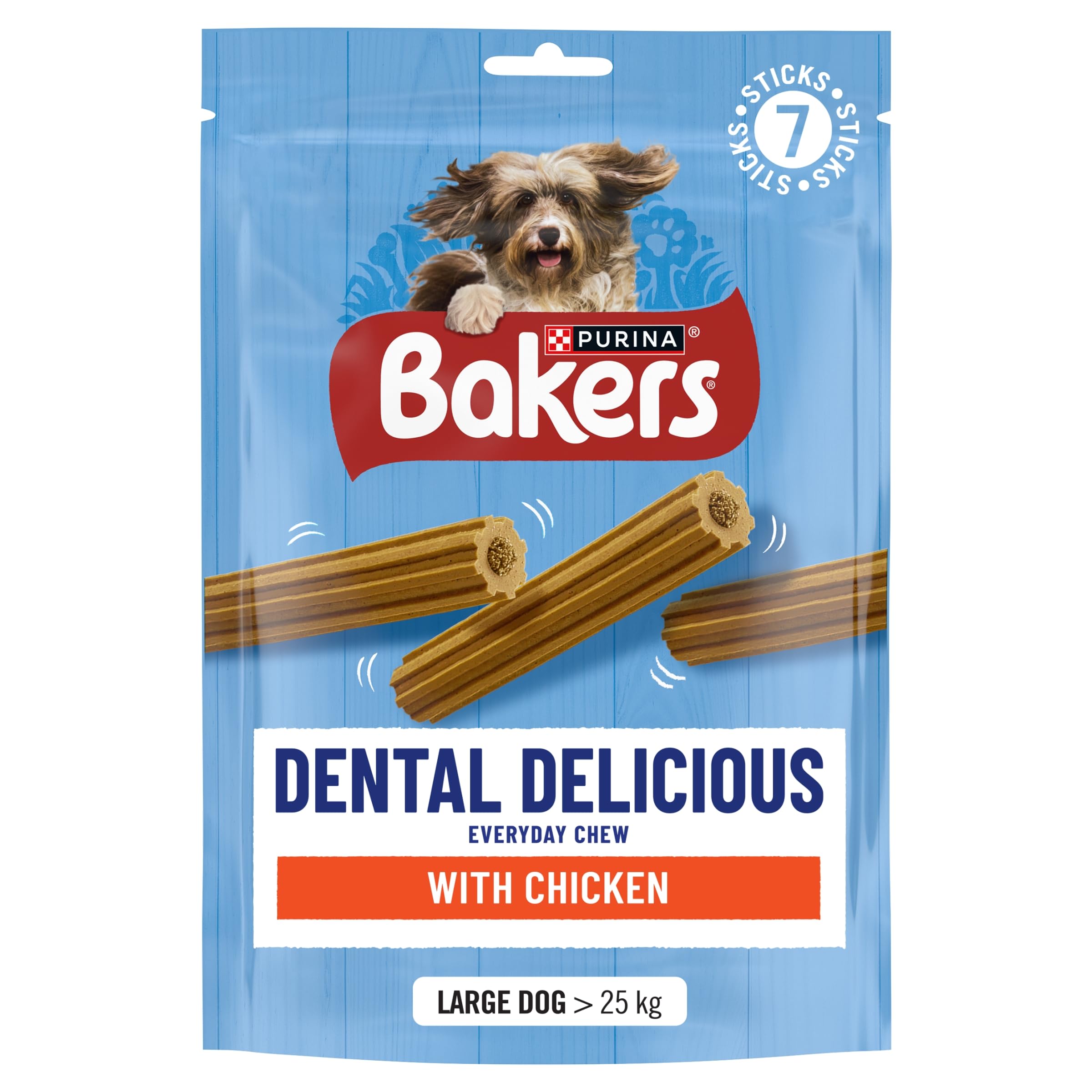 Bakers Delicious Chicken Dental Chews Dog Treat - 270g
