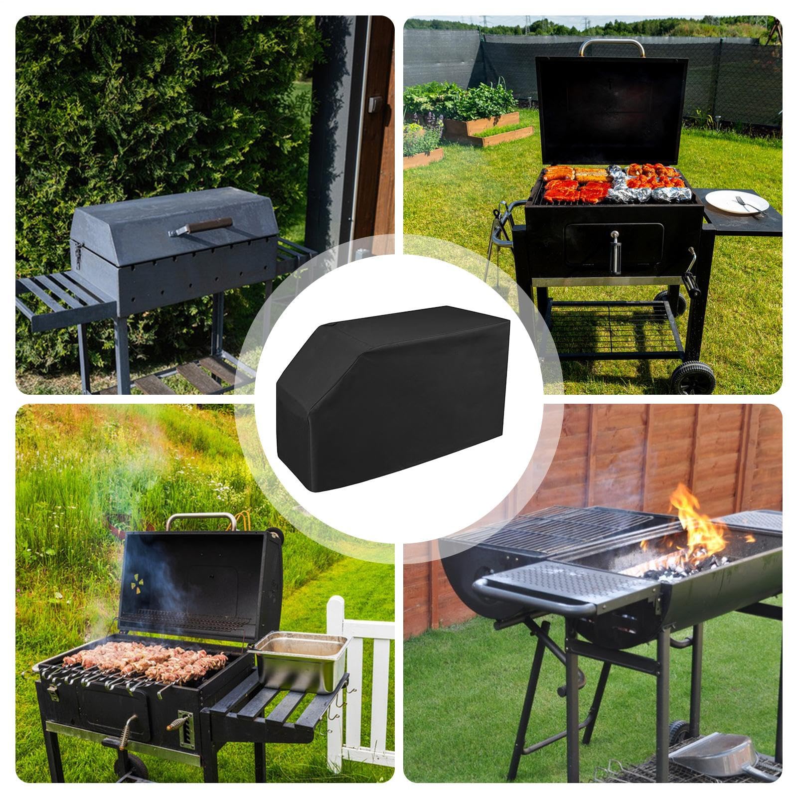 Copri Griglia Per Esterno Protezione Resistente Impermeabile | Copertura Per Griglia A Carbone Per Barbecue A Propano, Tavolo, Carrello, Patio, Giardino E