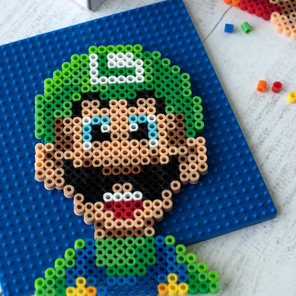 ⭐︎Bead⭐︎ Amazon.com: Perler Nintendo Super Mario Fused Bead Kit