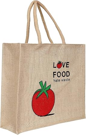 Reusable Jute Bags,Eco-Friendly Jute Bag | Printed Tiffin/Lunch/Shopping/Grocery Hand Bag|Reusable Bags