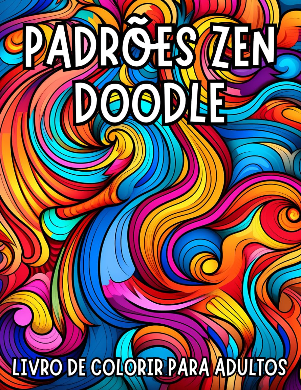 Padrões Zen Doodle: Livro de colorir para adultos
