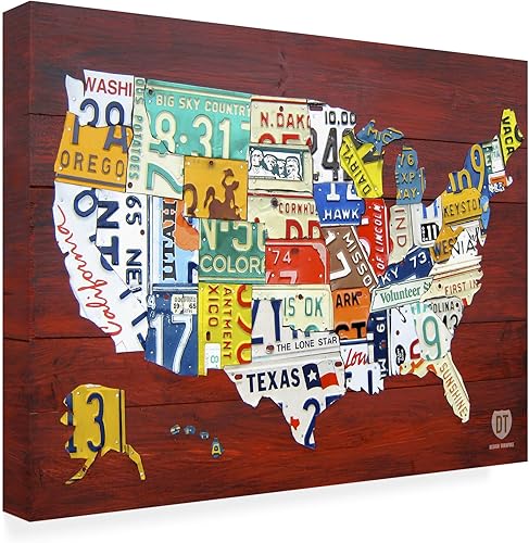 Lienzo decorativo para pared, diseño de Chris Smith 'Spooky_Lightning', arte de pared para sala de estar, dormitorio u oficina, 18 x 24 pulgadas