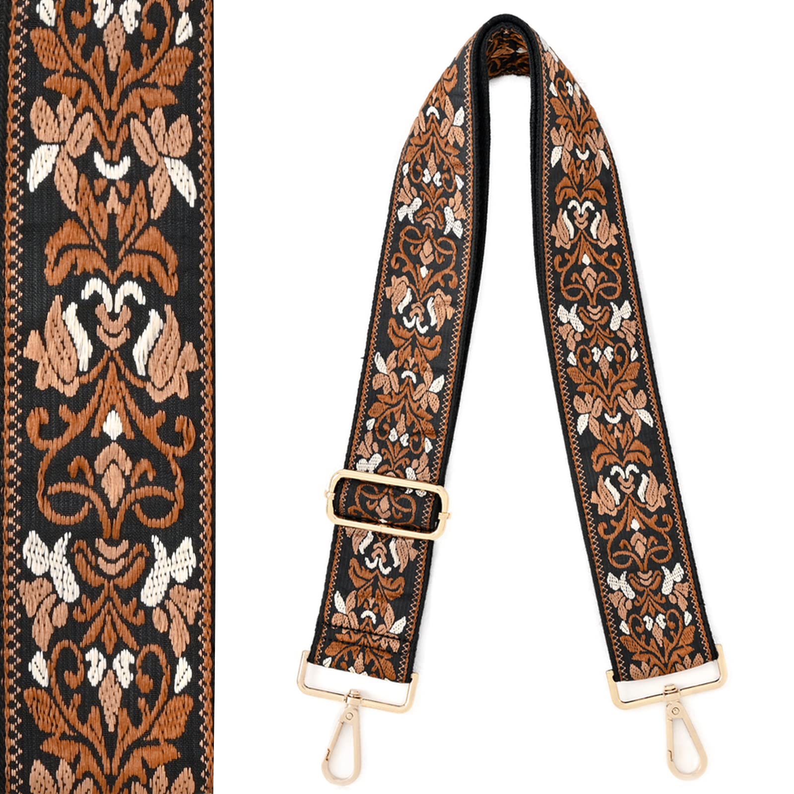 Purse Strap Wide Replacement Crossbody Strap Handbag Guitar Strap Purse Shoulder Strap Adjustable