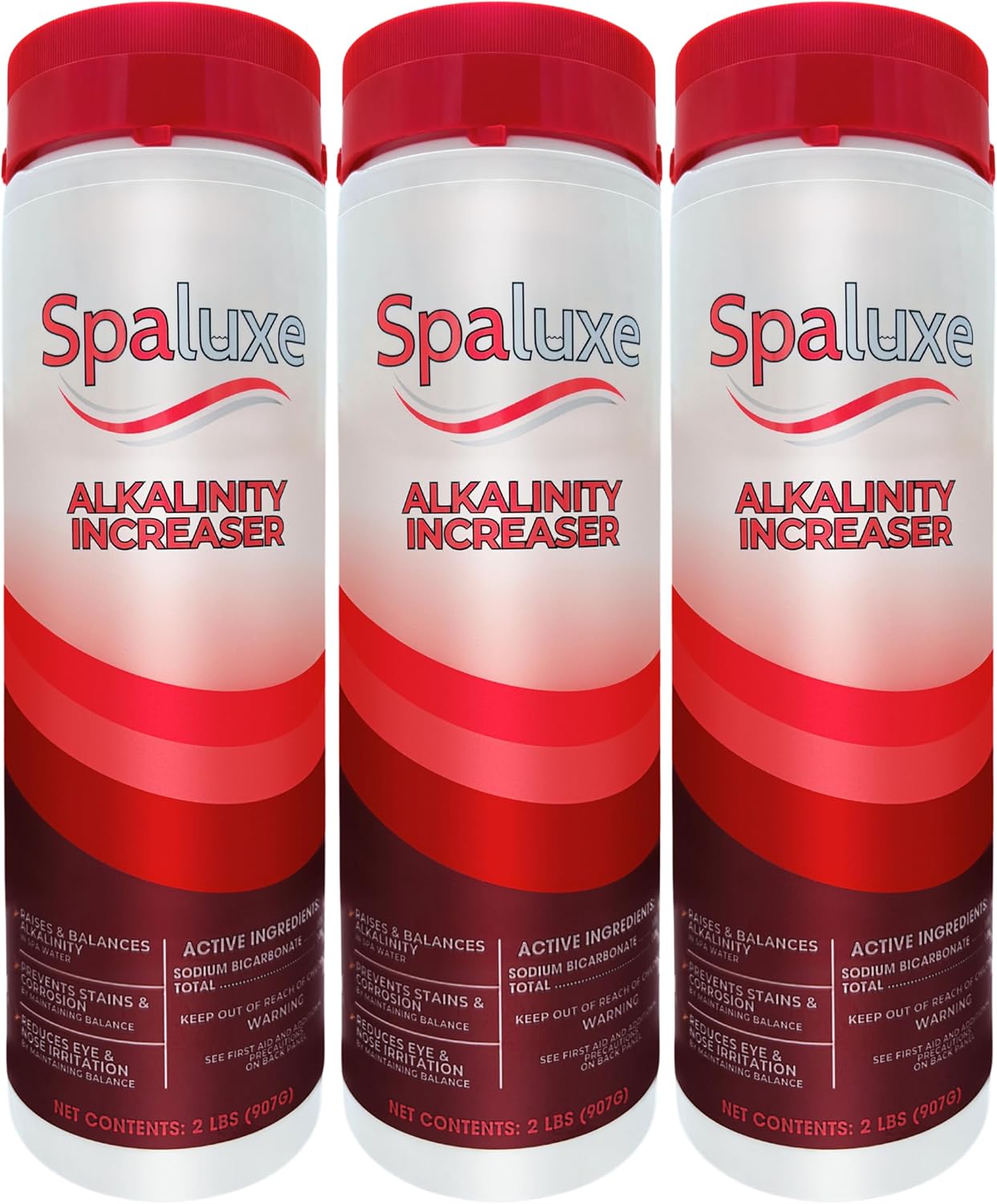 Total Alkalinity Increaser - 2lb Alkalinity Boost for Hot Tub & Spa - Easy pH Balance Solution for Fresh Clear Water - Alkalinity Booster Chemical, Keep Spa Water Perfectly Balanced (6 Pounds)