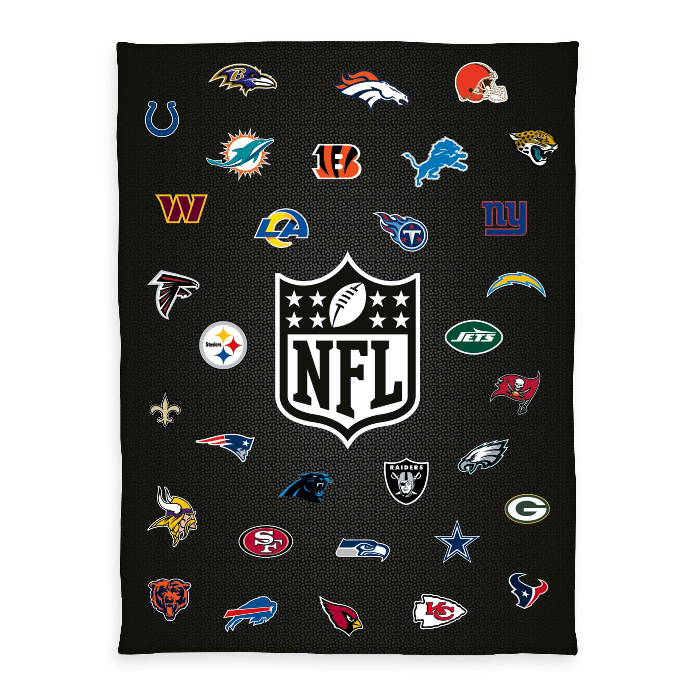 Herding Coperta Wellsoft NFL Teams, 150 x 200 cm, Morbida e Confortevole, Poliestere