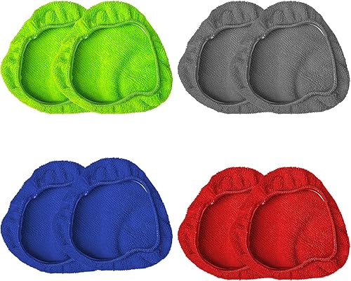 Ziciner 8 paños de microfibra para el cuidado del automóvil para limpiador de parabrisas, kit de cubierta de almohadillas de microfibra