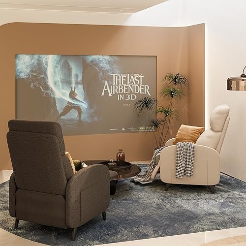 Miniatura 7 de FLEXISPOT XC2 - Silla reclinable para adultos, silla reclinable pequeña de tela, asiento de cine en casa con bolsillos laterales, sillón individual