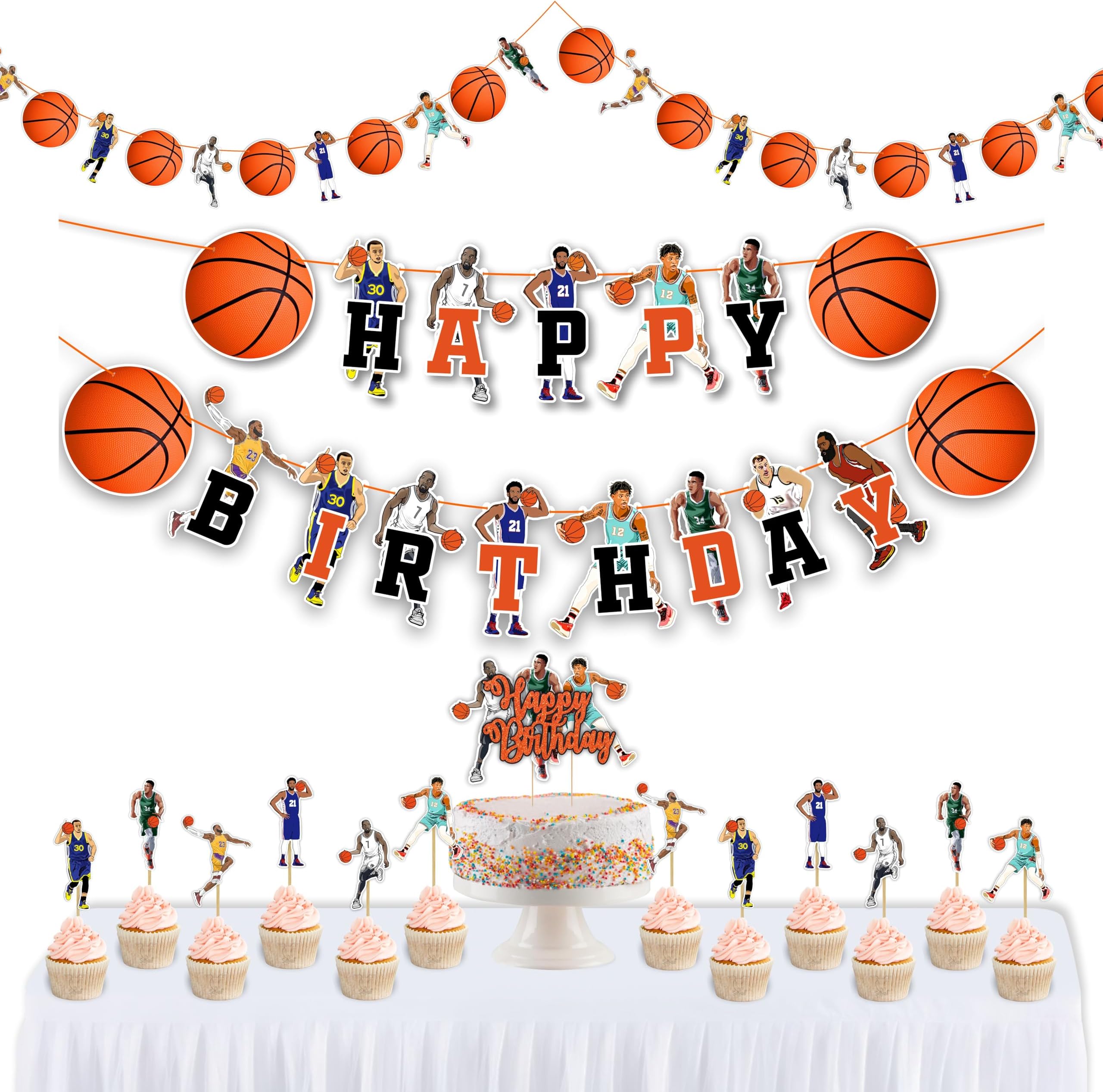 Seyal® Basketball Theme Birthday Party Supplies
