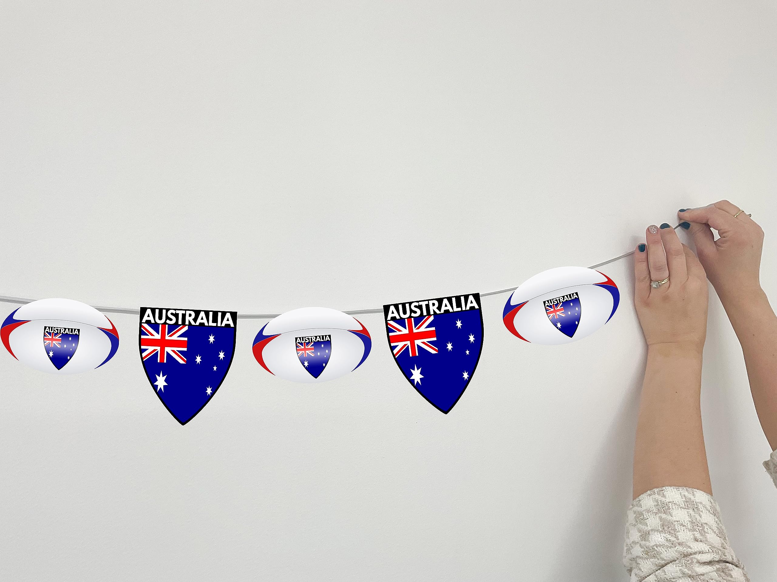 AK Giftshop Malawi Flag Bunting Party Decorations Flags - 12pcs / 2.5m - View #2