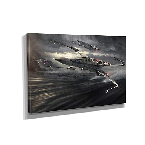 Miniatura 8 de X Wing Star Wars Canvas Art Wall Art Home Decor - Various Sizes (5 Pieces Mega)