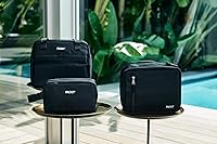 Vista 6 de PackIt Caja de aperitivos congelable, color negro, fabricada con tecnología EcoFreeze, plegable, reutilizable, cierre de cremallera con asa