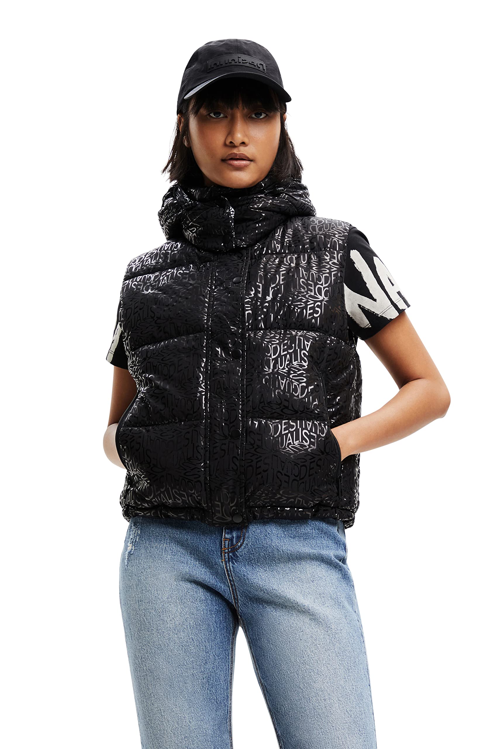 Desigual PADDED_OSLO, 2000 BLACK, XS
