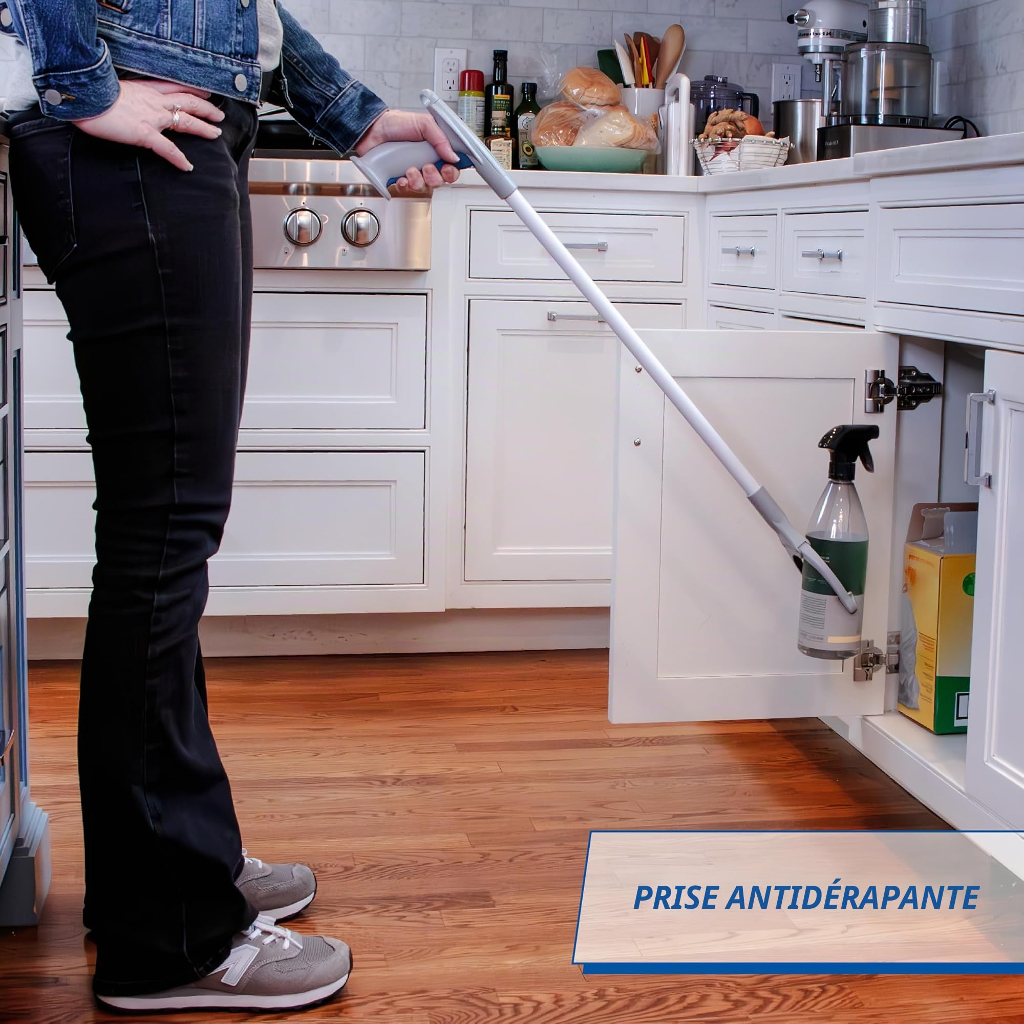 Unger Pince de préhension de 81,3 cm - Aimant intégré et poignée ergonomique - Pince de préhension et pince pour personnes âgées