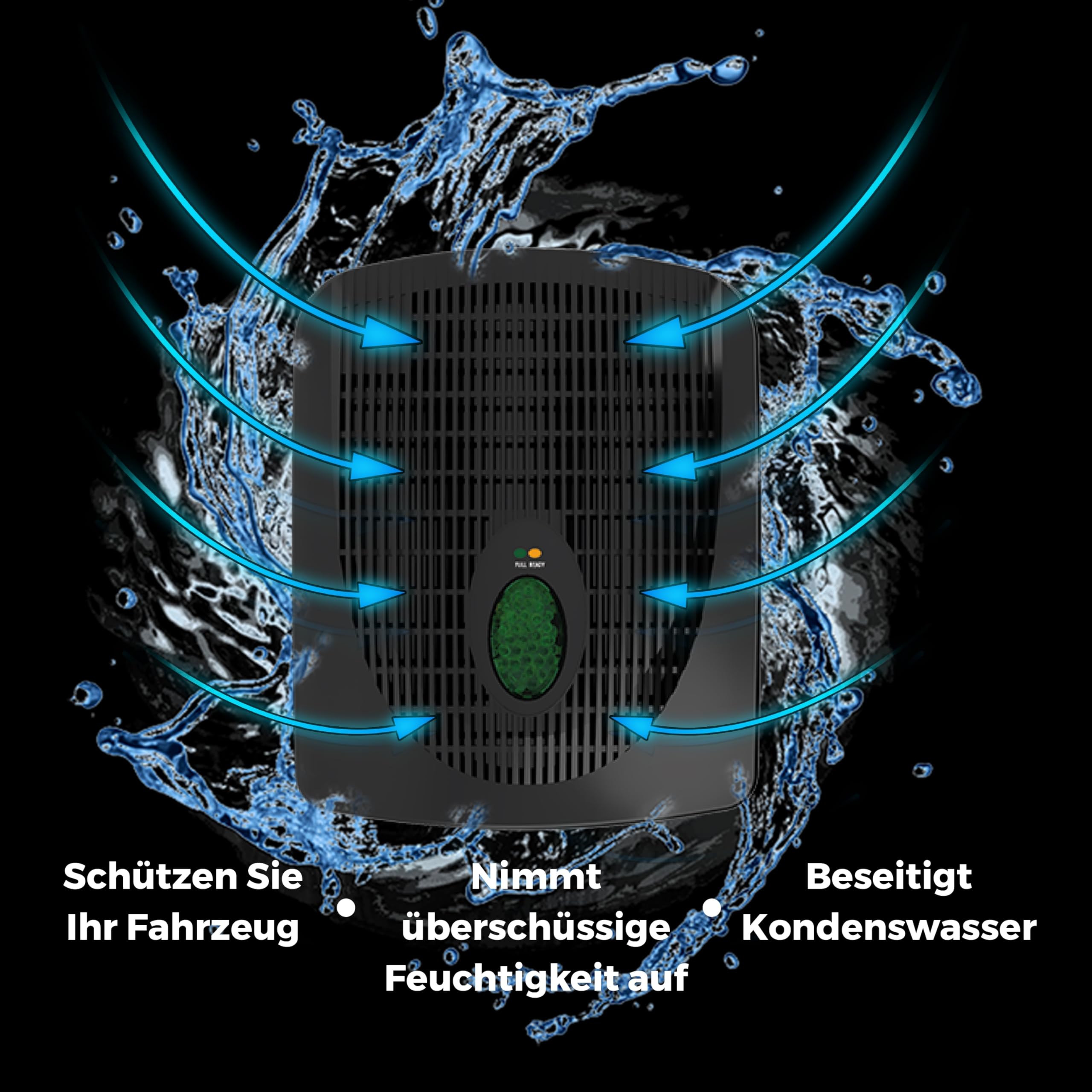 Pingi Luftentfeuchter für Autos und andere Fahrzeuge | Luftentfeuchter elektrisch gegen Feuchtigkeit, Nässe und Schimmel… – Ansicht 3