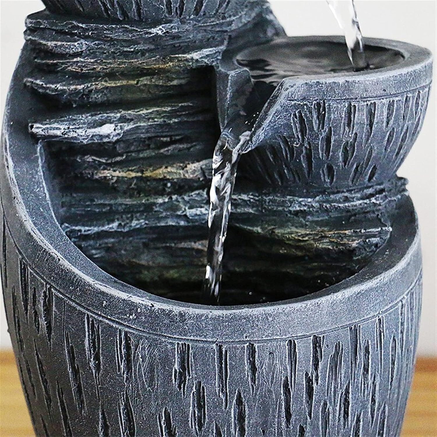 SUNESA 卓上噴水 卓上噴水 セラミック循環式噴水 屋内装飾 禅 瞑想 装飾滝 - オフィス ホームデコレーション デスクトップ