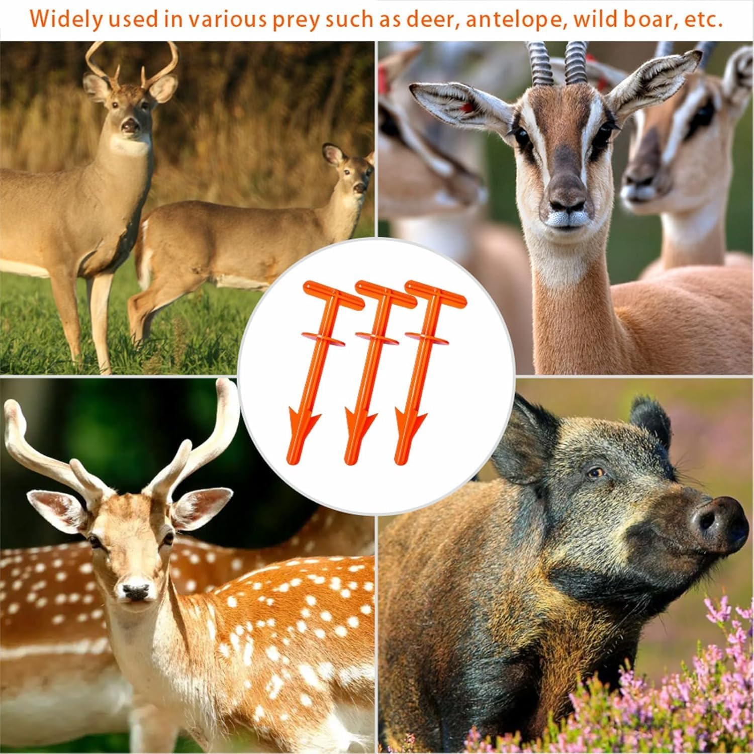 Butt Out Tool Deer Hunting Field Dressing Accessories for Big Game Livestock Anal Cleaning, Outdoor Portable Hunting Gear, 3 Pcs