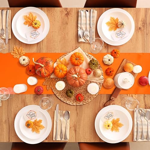 Miniatura 28 de Bencailor 24 caminos de mesa de satén a granel de 12 x 108 pulgadas de largo, mantel de tela suave brillante para banquete de boda, cumpleaños