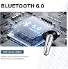 Audífonos inalámbricos Bluetooth 6.0 con cancelación activa de ruido, audio nítido y claro | Llamadas cristalinas, indicador LED de batería, resistencia al sudor IPX4, 32 horas de reproducción total 5