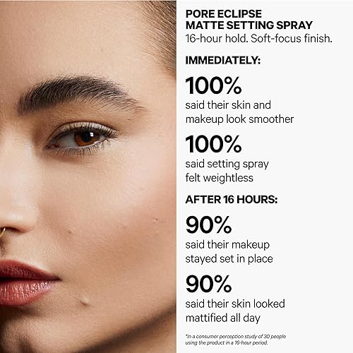 Miniatura 2 de Milk Makeup Pore Eclipse Matte Setting Spray  Blurs Pores, Controls Shine + Sets Makeup for Up to 16 Hours  Long-Lasting, Oil + Alcohol-Free Facial