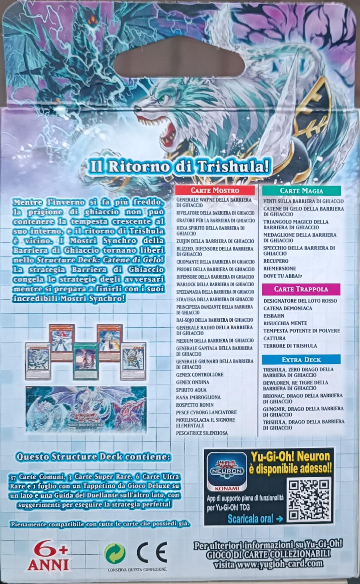 YU-GI-OH! TCG - STRUCTURE DECK - CATENE DI GELO - ITA