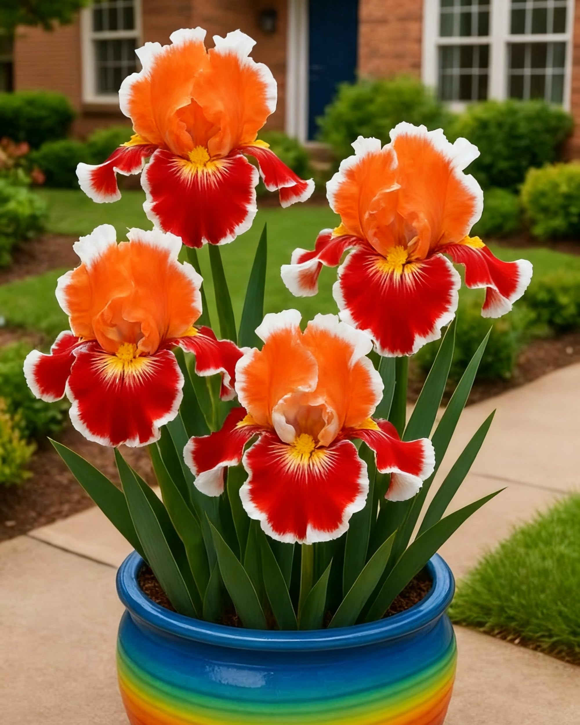 Iris ornamentales para jardín – Colores elegantes que realzan terrazas, caminos y espacios exteriores con un estilo natural y armonioso