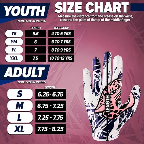 Miniatura 4 de Guantes de fútbol de la serie Cheetah Rapid Strike Series, libera velocidad, agarre supremo, rendimiento duradero para adultos, niños y jóvenes, el