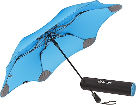 Amazon 正規輸入品 ブラント Xs メトロ 折りたたみ傘 オートオープン ブルー 6本骨 51cm グラスファイバー骨 耐風傘 457 74 ブラント Blunt 折りたたみ傘 通販