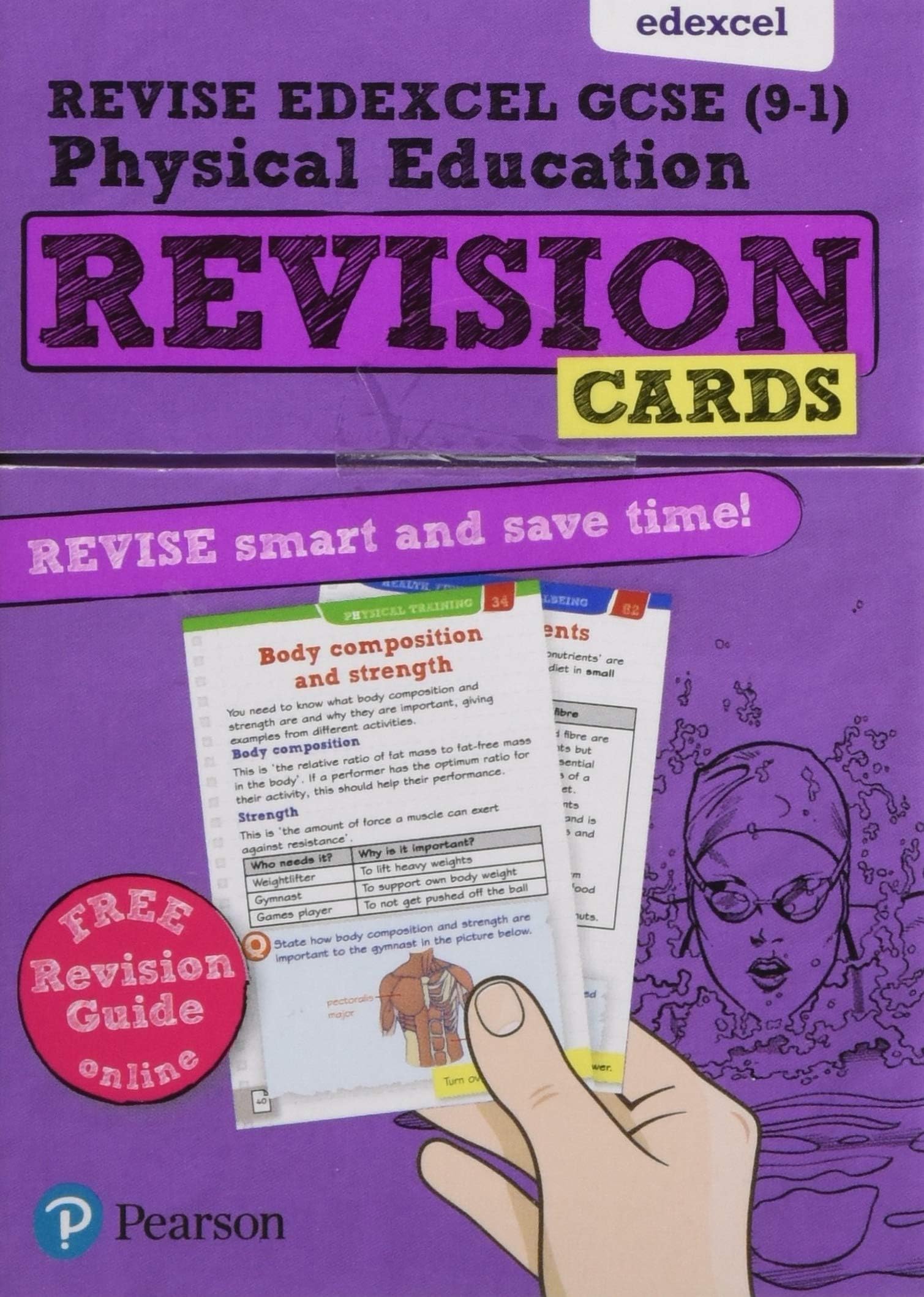 Pearson REVISE Edexcel GCSE (9-1) Physical Education Revision Cards: for home learning, 2022 and 2023 assessments and exams Cards – Big Book, 5 June 2017