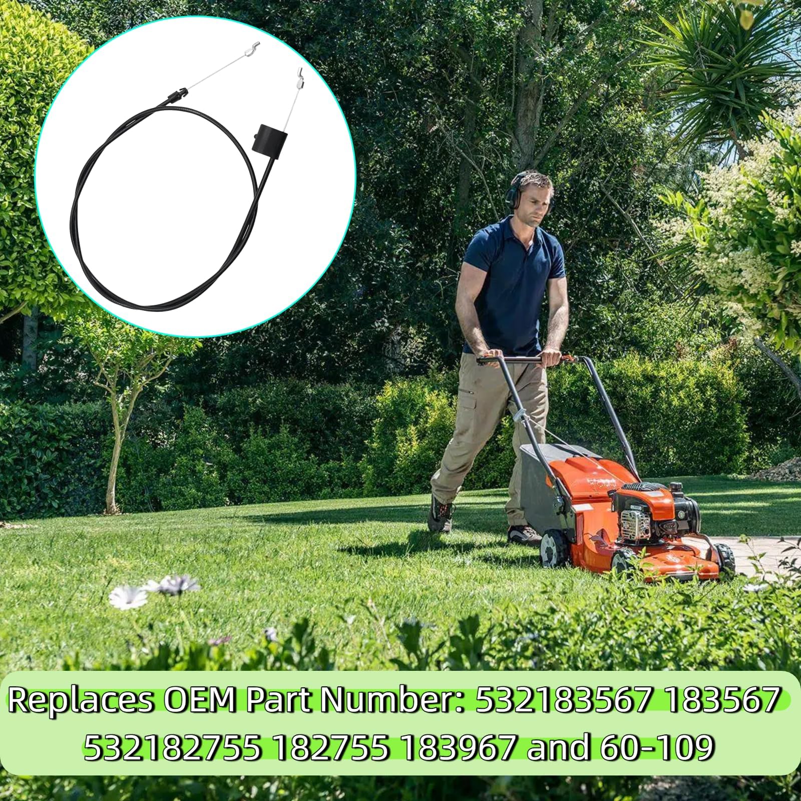 Husqvarna Engine Control Cable Replacement -5
