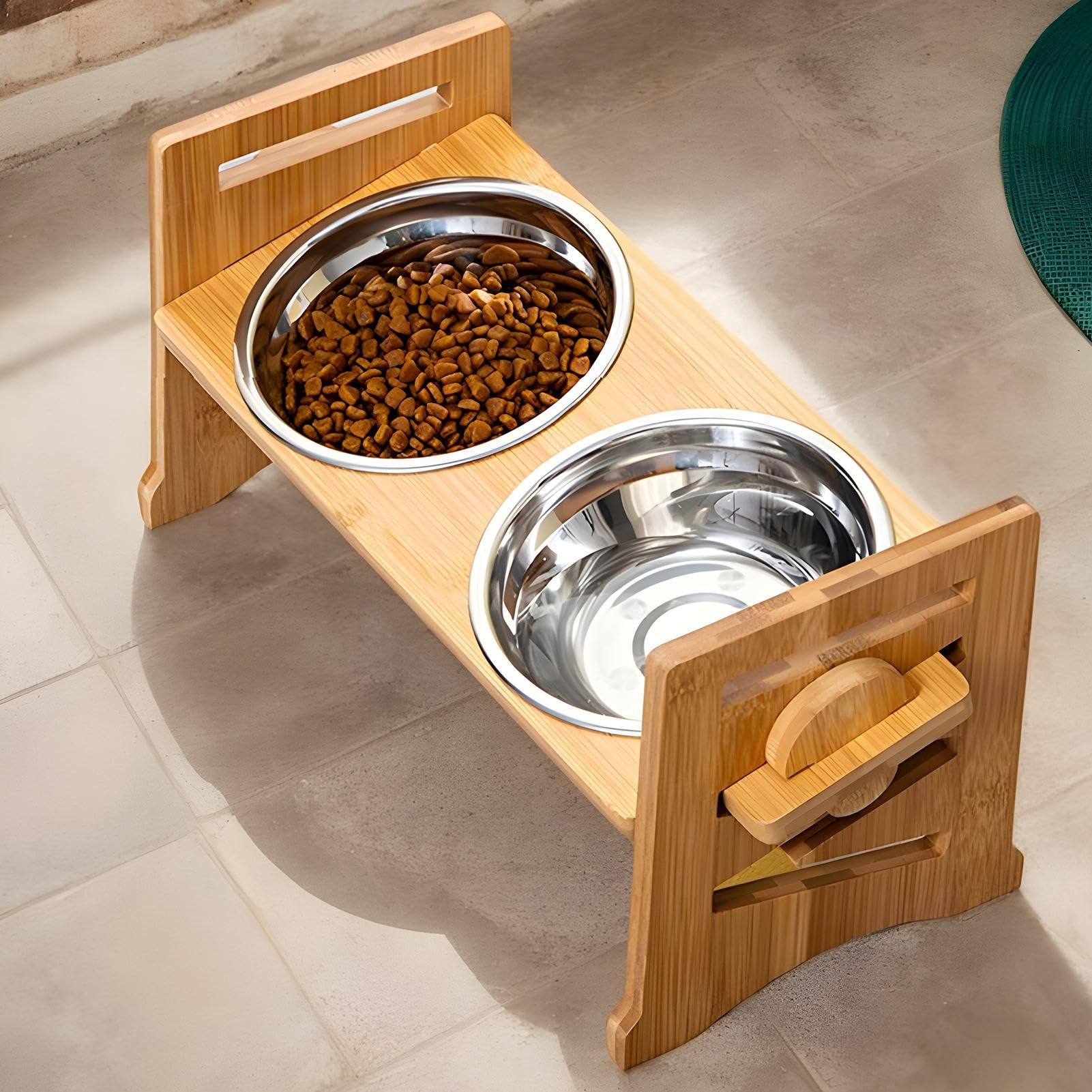 Gamelles Surélevées pour Chien Station D'Alimentation, Gamelles Nourriture