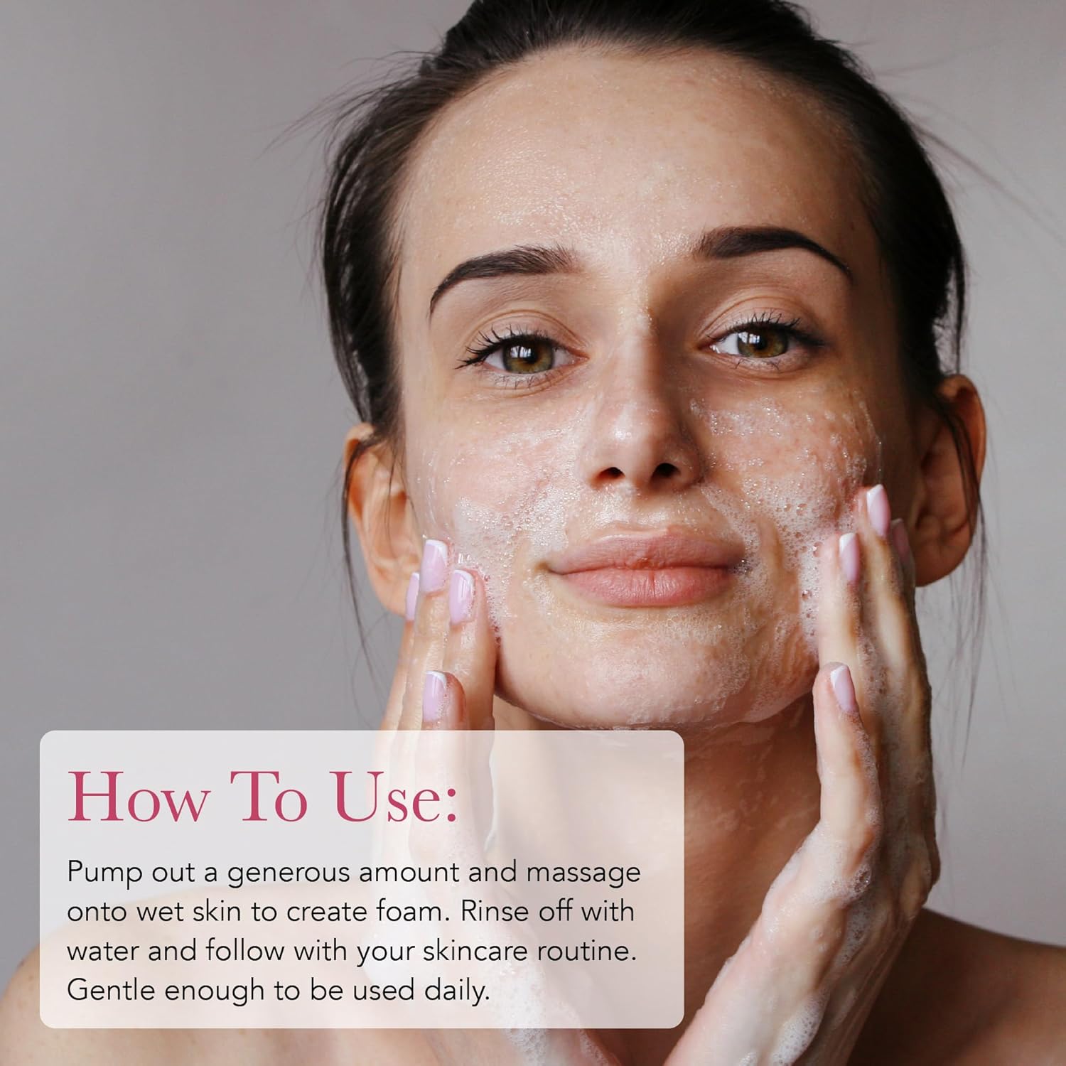 100% PURE Bakuchiol Face Cleanser Plant-Based Retinol Alternative Anti Aging Face Wash Gentle Kojic Acid & Licorice Daily Skincare Boost - Fresh Foam Facial Cleansing for Women & Men - 3.4 fl oz - Image 7