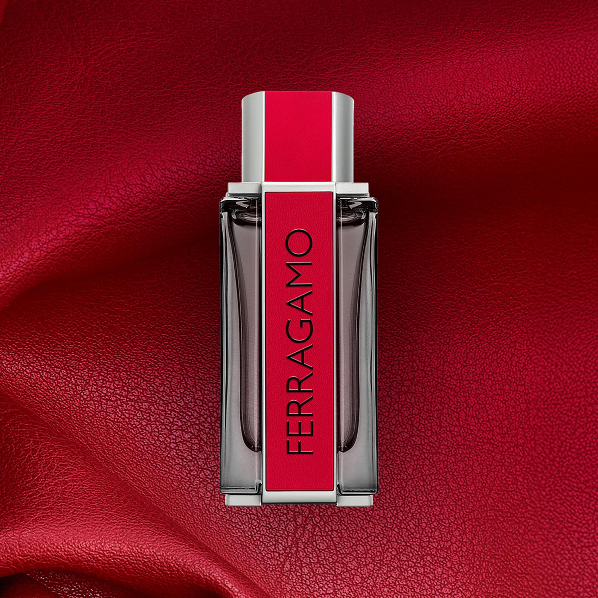 SALVATORE FERRAGAMO Red Leather Pour Homme Eau de Parfum 100 ml