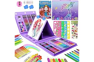 homicozy Art Supplies for Kids Ages 4-12, Creativity for Kids Fashion Studio