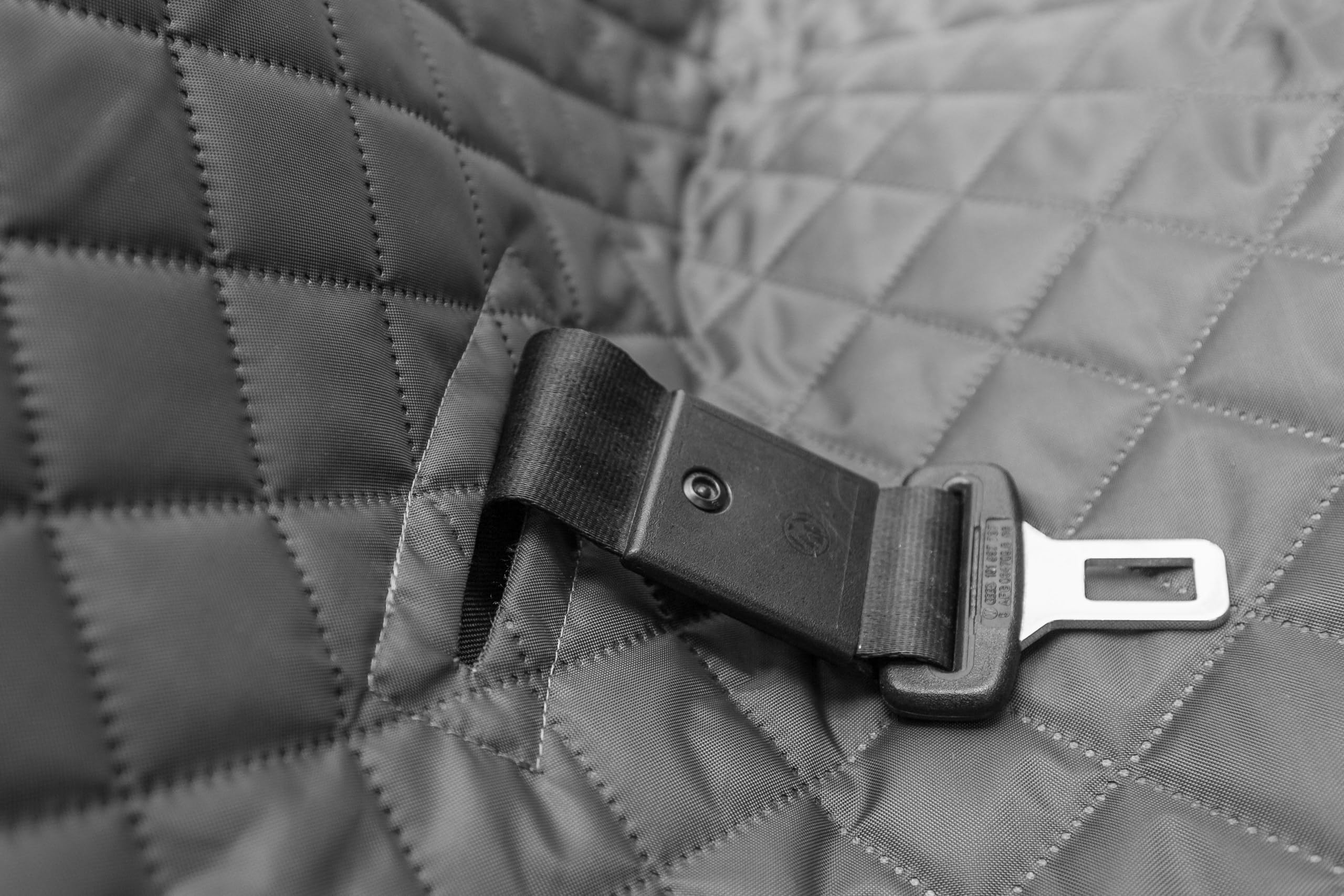 Funda para coche, para tumbona, para coche, para perros, con cierre de velcro y laterales, 220 cm, color gris