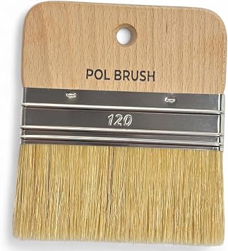 5 Inch Flat Paddle Paint Brush - High European Quality - Natural Bristles No Handle - for Home, Wood, Walls, Art, Trim & Furniture - for Acrylic, Oil, Stain, Chalk & Latex Paints
