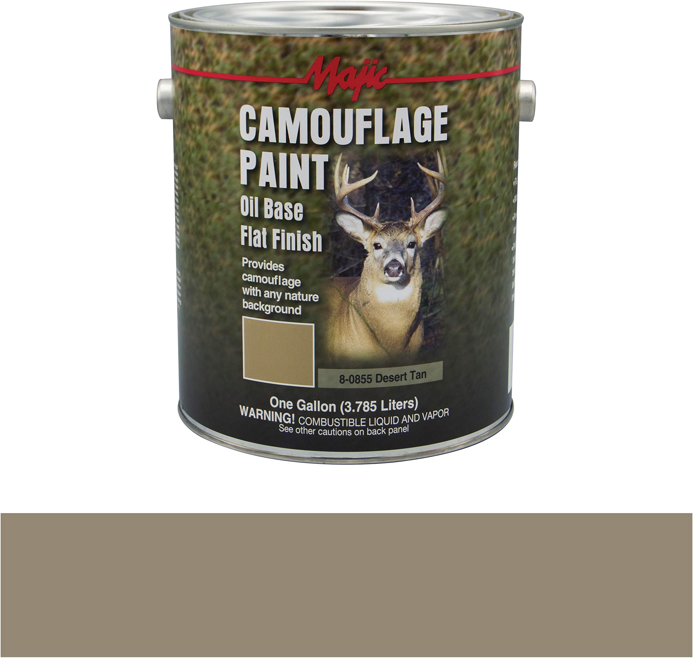 Majic Paints 8-0855-1 Camouflage Paint, 1-Gallon, Desert Tan