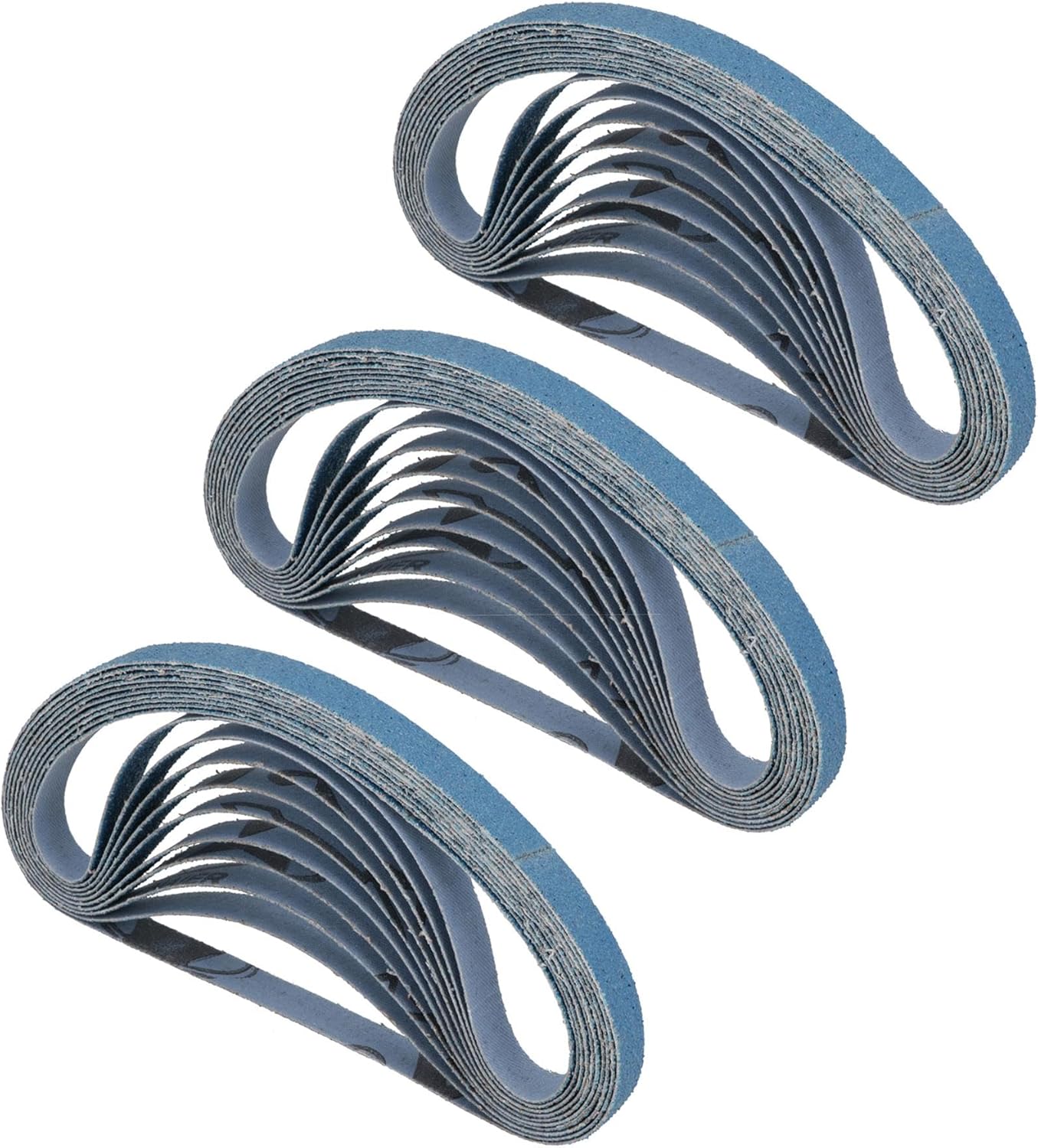 457mm x 13mm Sanding Belts Zirconium Oxide 60 Grit Coarse Power File Sander 30pc