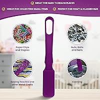 Vista 5 de MR CHIPS Varita magnética fabricada en Estados Unidos con 100 bingo Plus Extra Purple