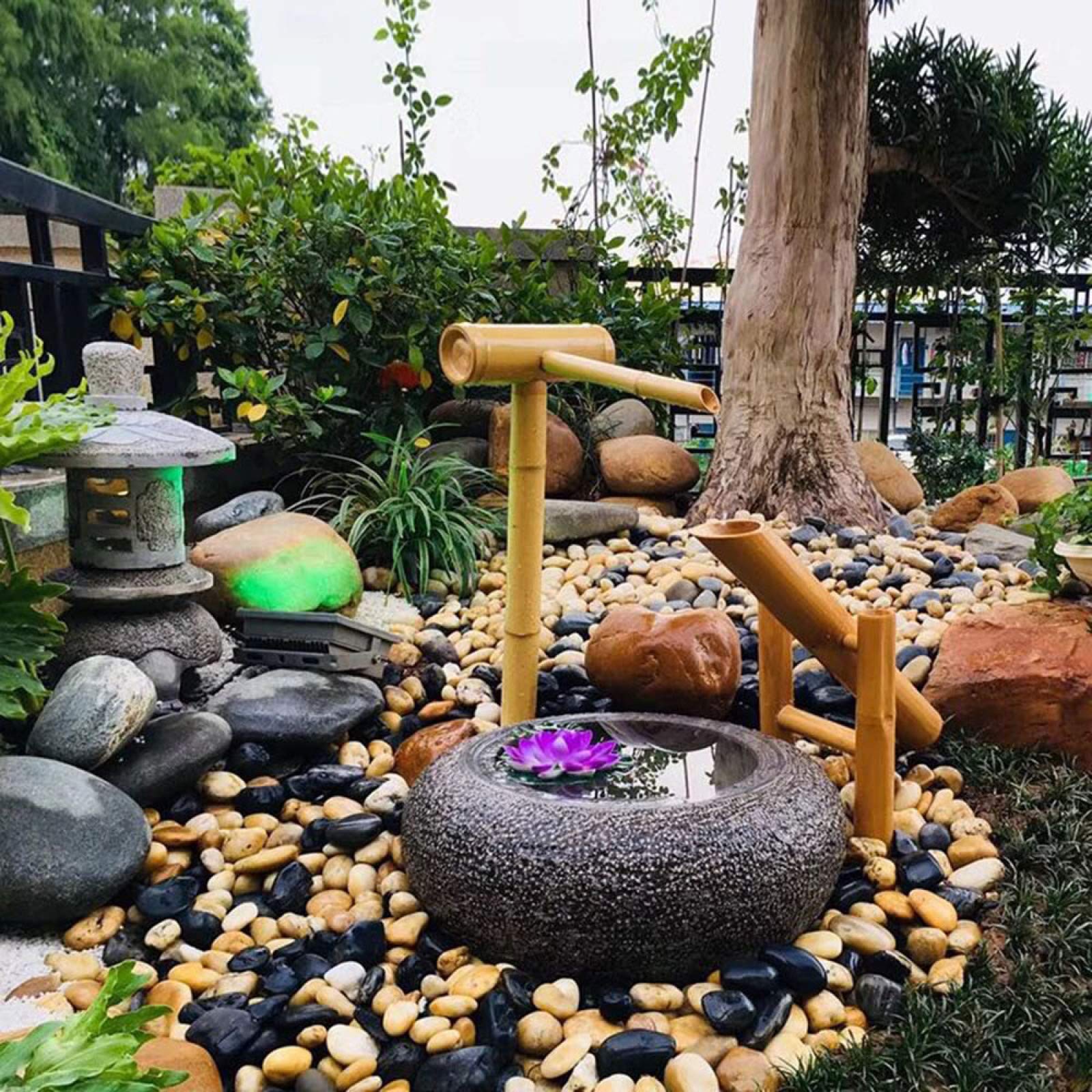 Amazon.com: LFNXOVXF Bamboo Water Fountain,Water Fountain with